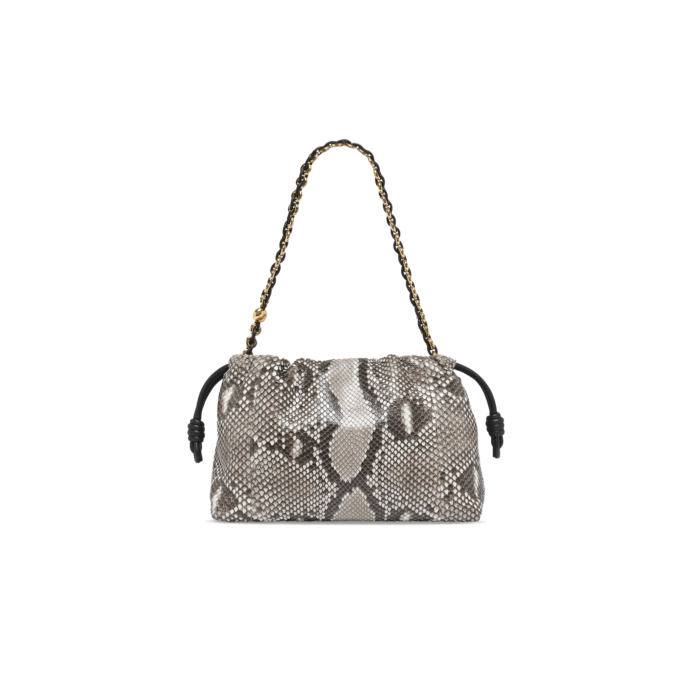 L0ew* medium flamenco purse in snakeskin 012403-630 (30*20*10.5cm)